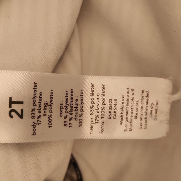 Carter's Just One You Floral Rashguard Swimsuit Size 2T - Picture 6 of 8